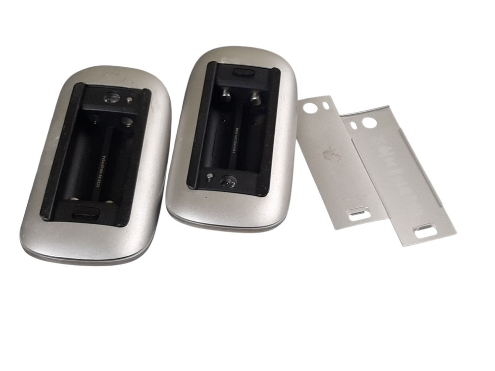 (2) Apple A1296 Wireless Tactile/Multi-Touch Mouse USED