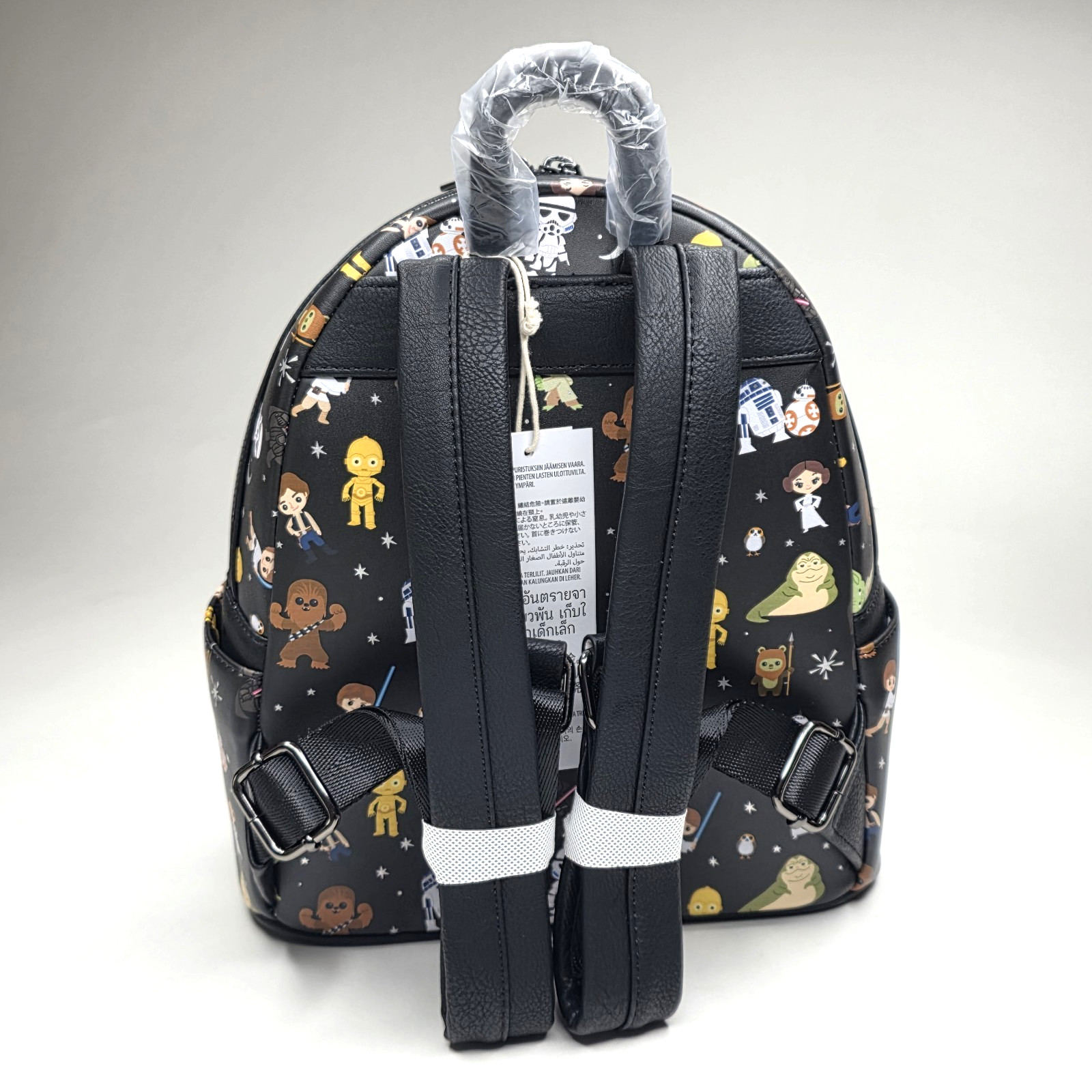 Disney Parks Loungefly Star Wars Characters Mini Backpack Black NWT 2024