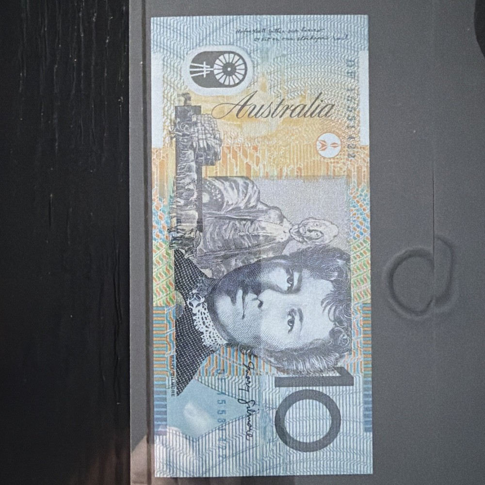 2015 $10 Note Stevens/Fraser DF15 First Prefix Unc