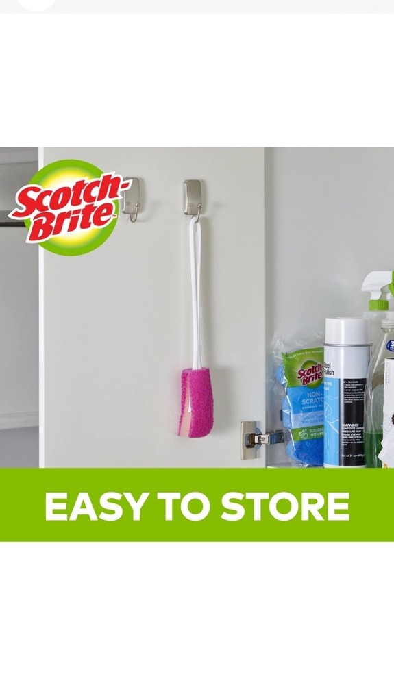 Scotch-Brite® Bottle Scrubber 507, 2 Pack
