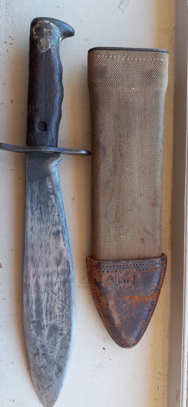 ORIGINAL WORLD WAR 1 US ARMY/ MARINE MODEL 1917 BOLO KNIFE