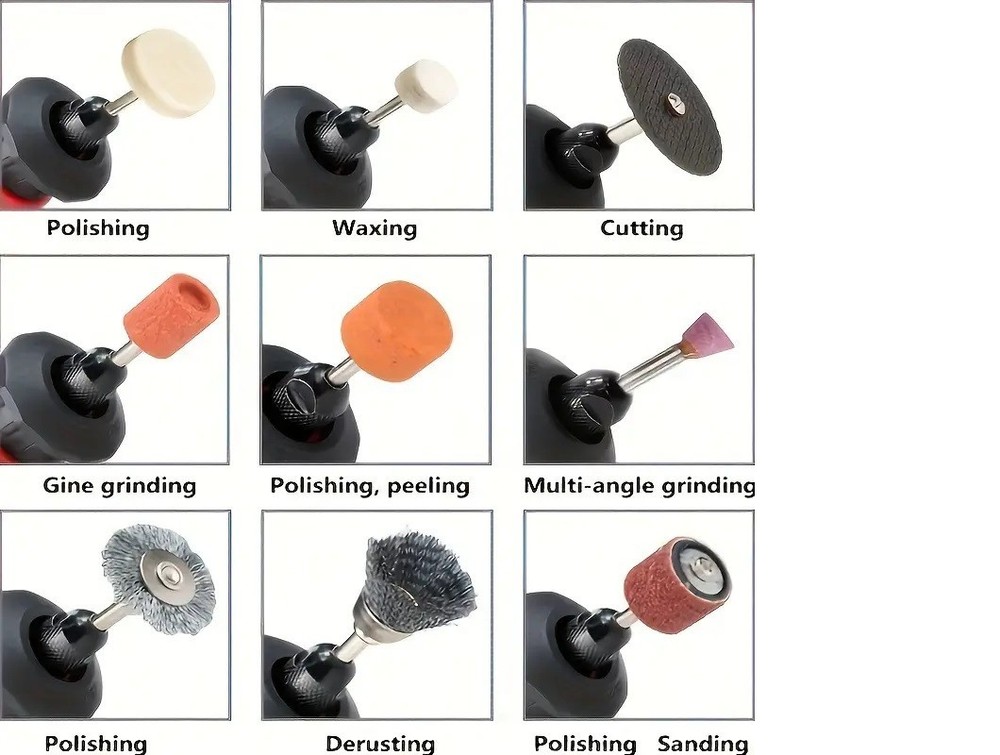 105pcs Diamond-Coated Polishing Head Kit – Workshop Kit – T024