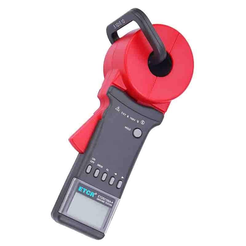 ETCR2100+ Digital Clamp Ground Earth Resistance Meter Tester 0.01Ω-1200]