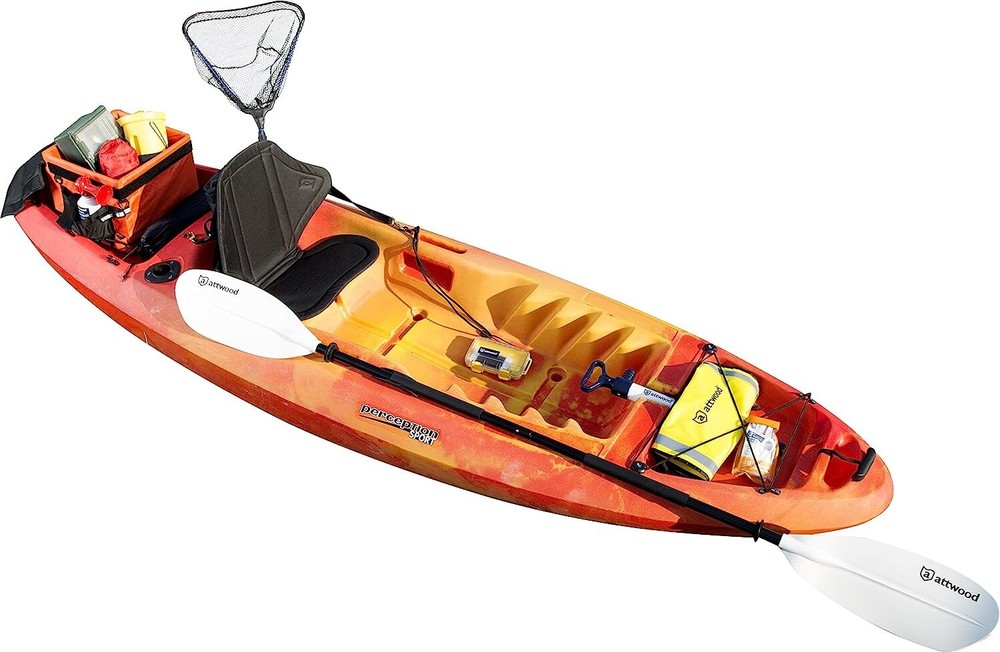 Kayak Paddle Asymmetrical spoon-blades increase your stroke efficiency