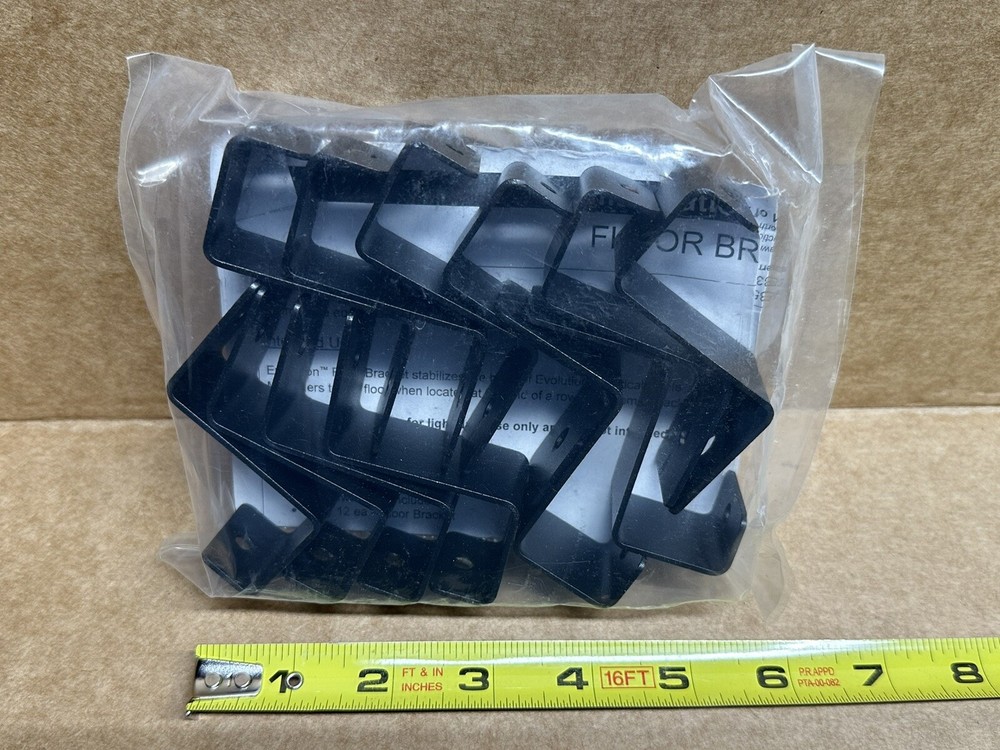 Chatsworth 12pc Floor Bracket Kit 35506-701 For Evolution Vertical Cable Manager