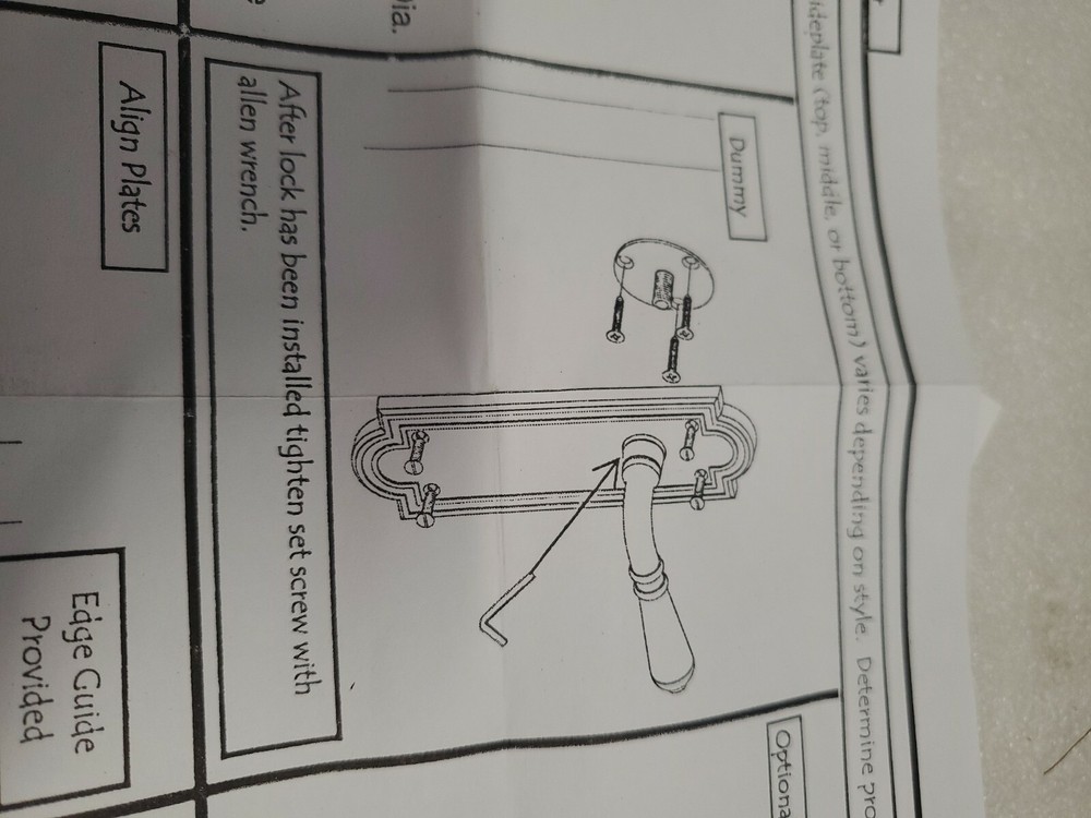 EMTEK 7757DFB DUMMY pair sideplate flat black