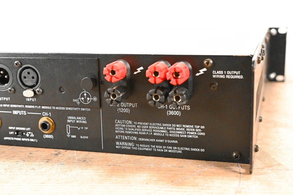 Crown Macro-Tech 36x12 2-Channel Power Amplifier CG01VS2