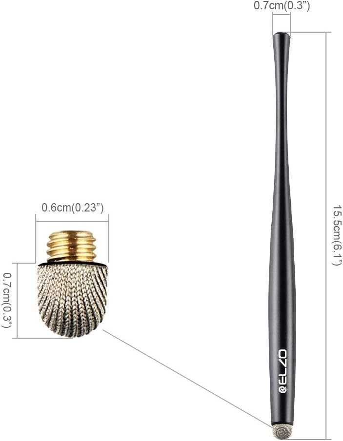 Stylus Pen Combo Universal Capacitive Touch Screen 2 Packs with 4 Replacement Fi