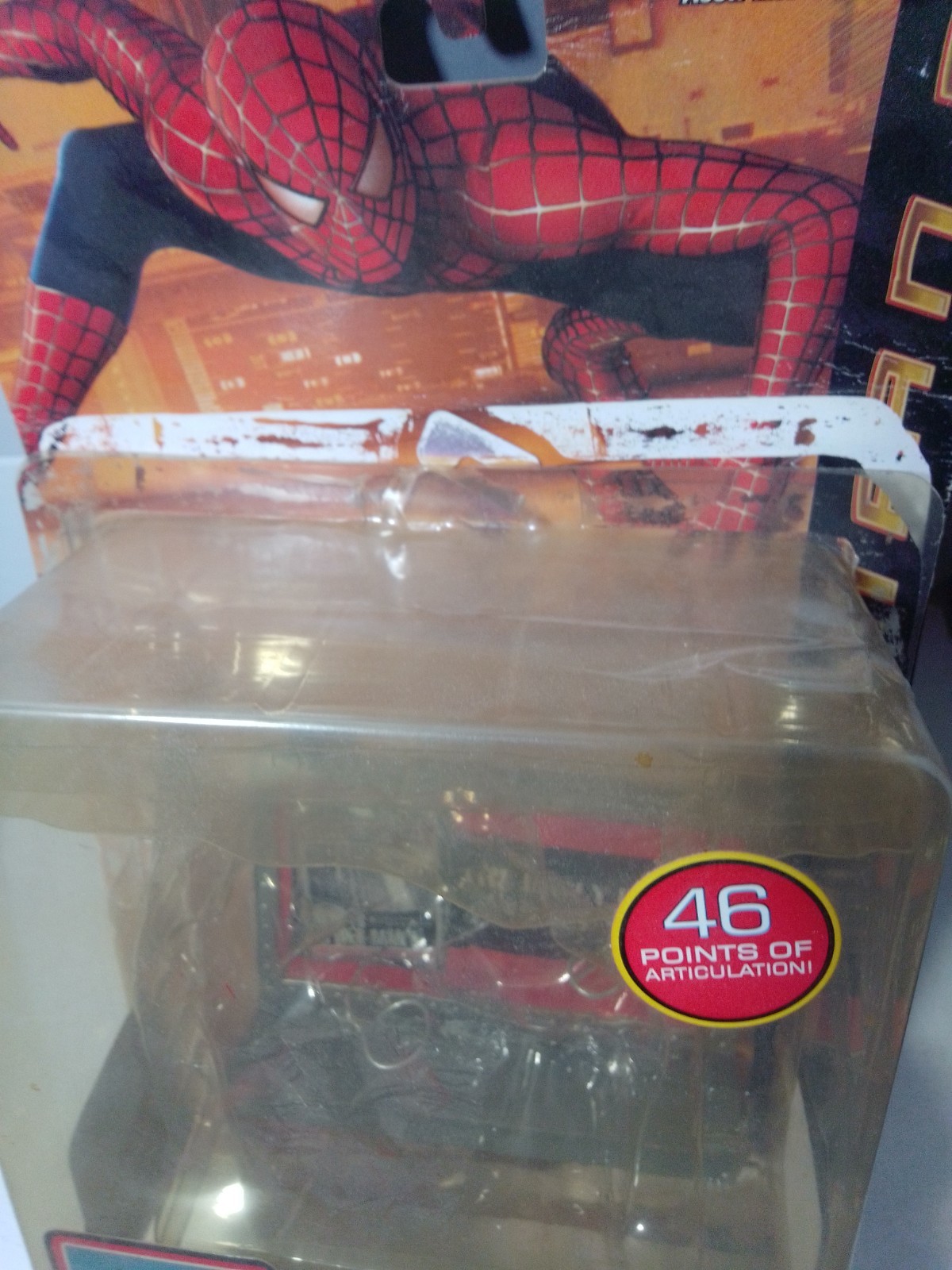 MARVEL Toybiz Spider-Man Movie Super Poseable Spiderman w/ Wall Base - OPEN Pckg