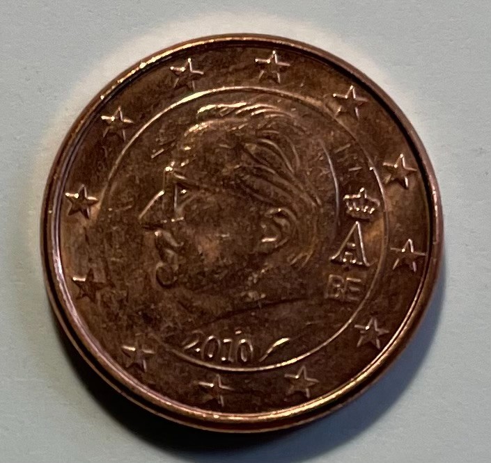 Belgium 1 Cent 2010 - King Albert II