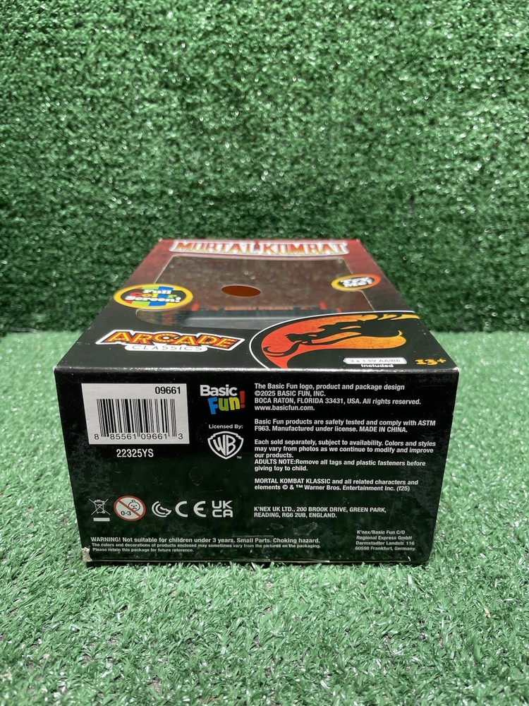 Mortal Combat Classic Mini Arcade Classics Basic Fun 90’s Video Game WB New.