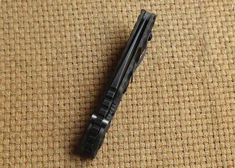 TC4 Titanium Handle Liner Frame Lock Camping Outdoor Tools Pocket Folding Knife