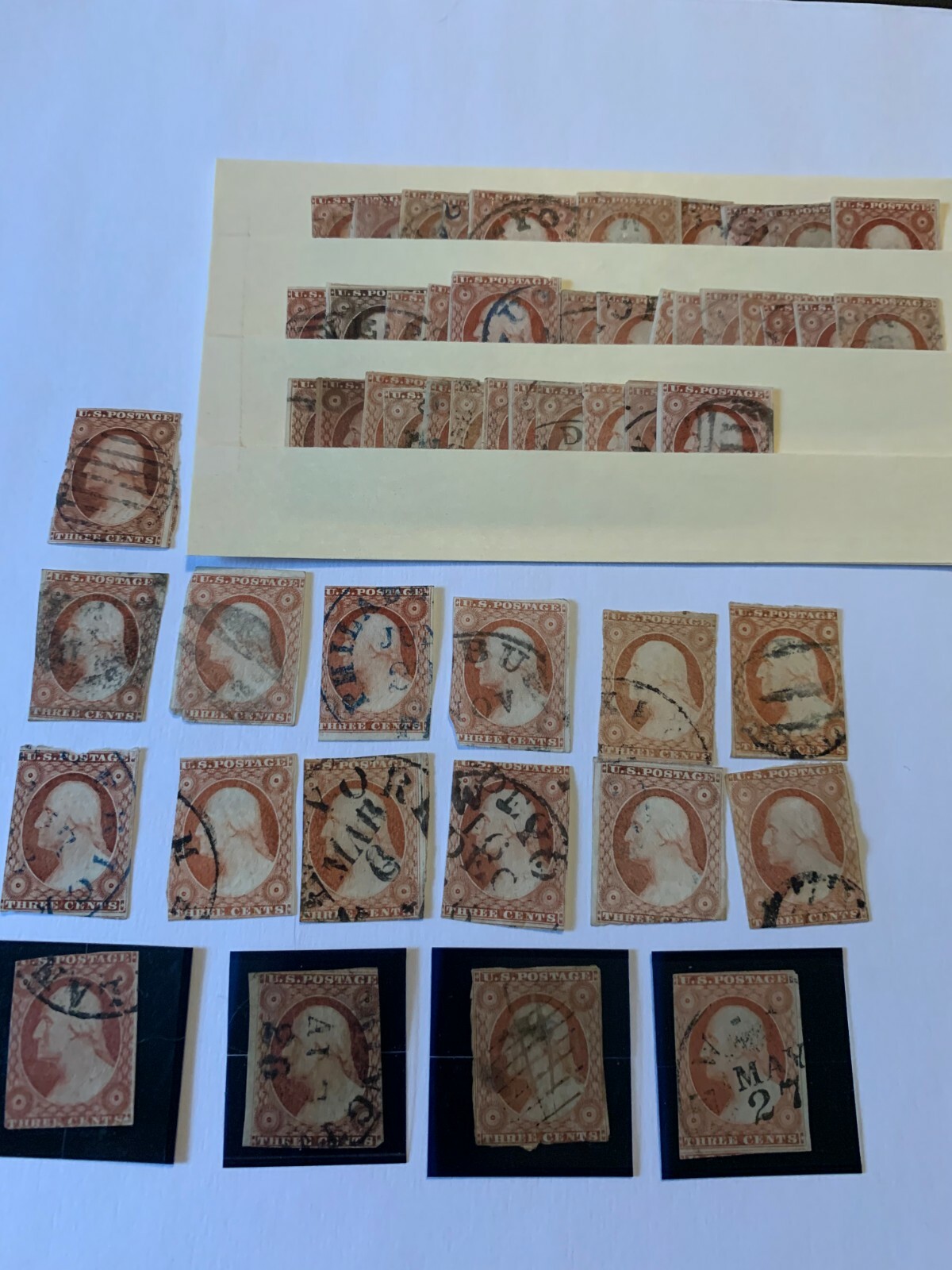 U.S 1857 #11 Imperforate Used Stamp Estate Liquidation purchase for one stamp