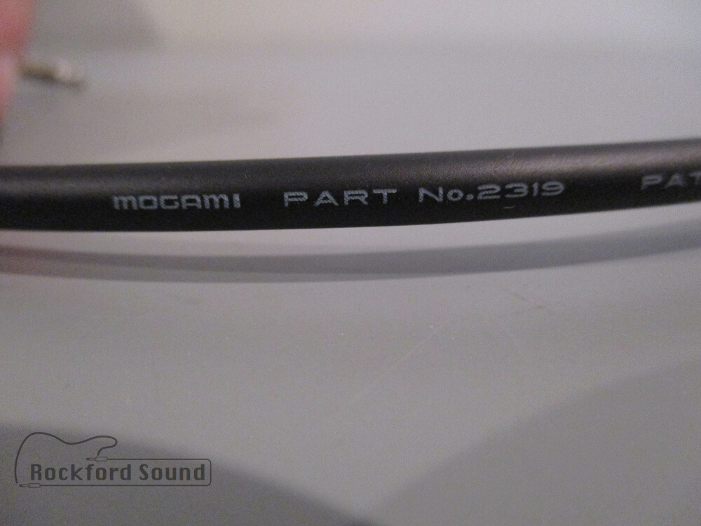 Mogami W2319 & Squareplug SP500BK Patch Cable - 1/4" Right angle to Right Angle