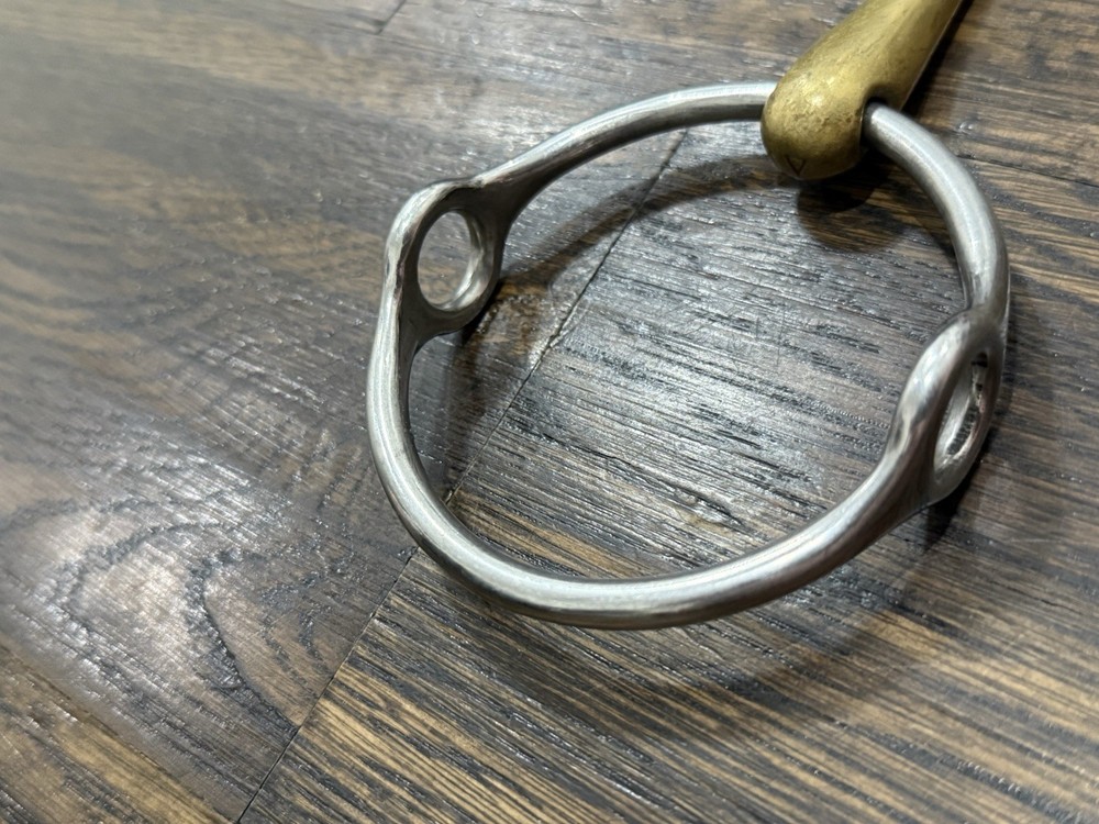 Neue Schule 3 Piece Loose Ring Gag Bit 5 1/2”
