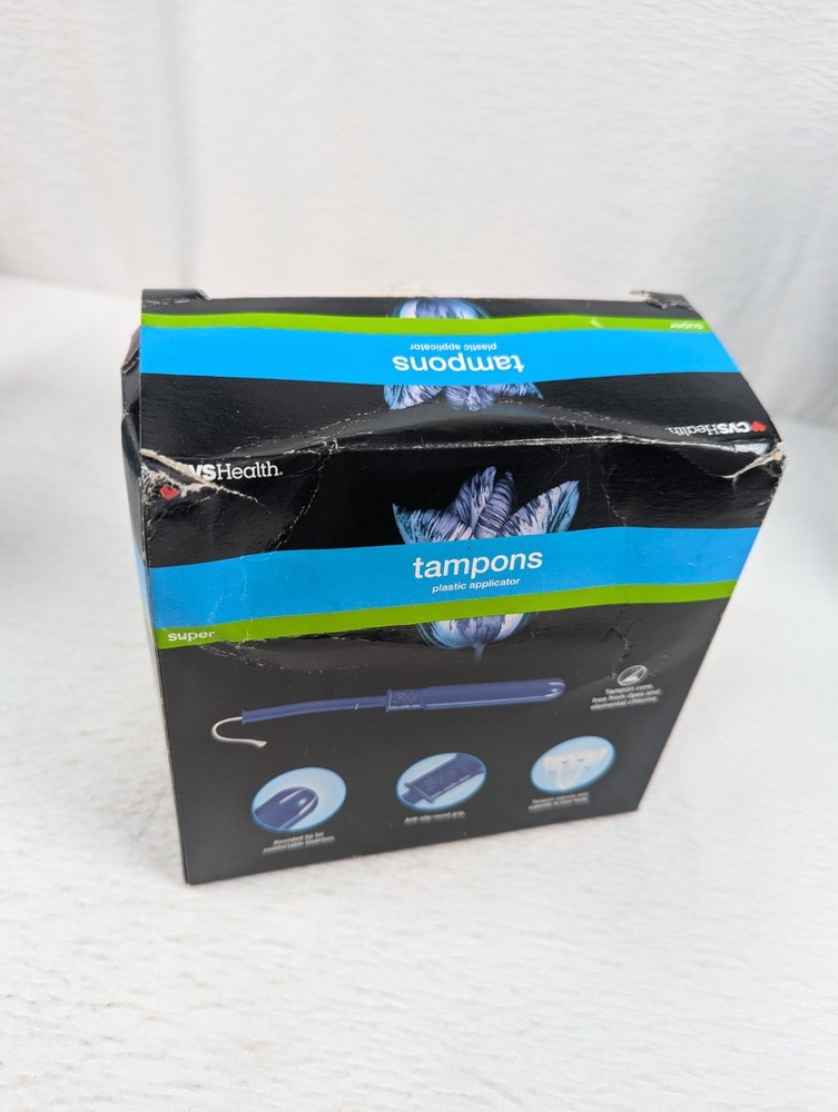 CVS Health - Plastic Tampons - Regular, Super, Light - 4 Boxes