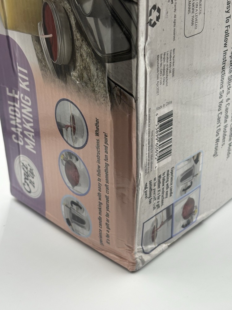 Craft It Up! Candle Making Kit DIY Beginner Set - Damaged Box