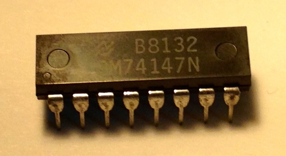 National DM74147N 74147 10 to 4 Line Priority Encoder - NOS