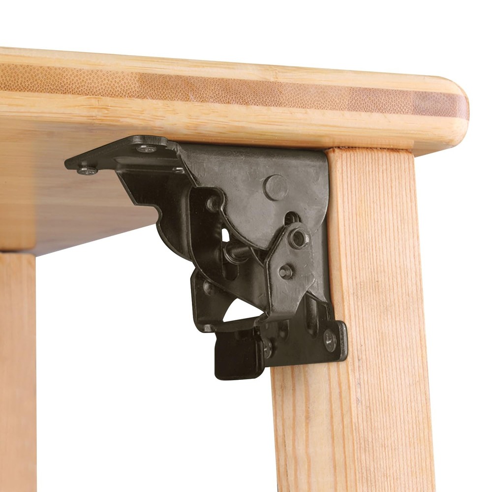 8 Pack Folding Leg Brackets, Folding Table Leg Bracket, Self-Locking Hinge, F...