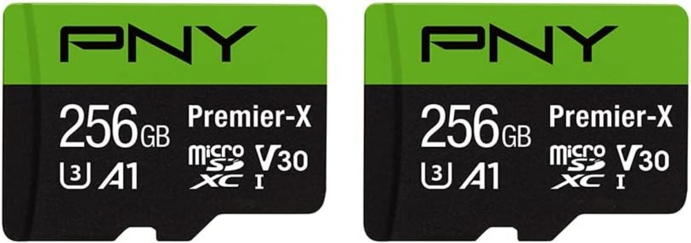 Premier-X 256GB microSDXC Flash Memory 2-Pack - 100MB/s Read, V30, Durable