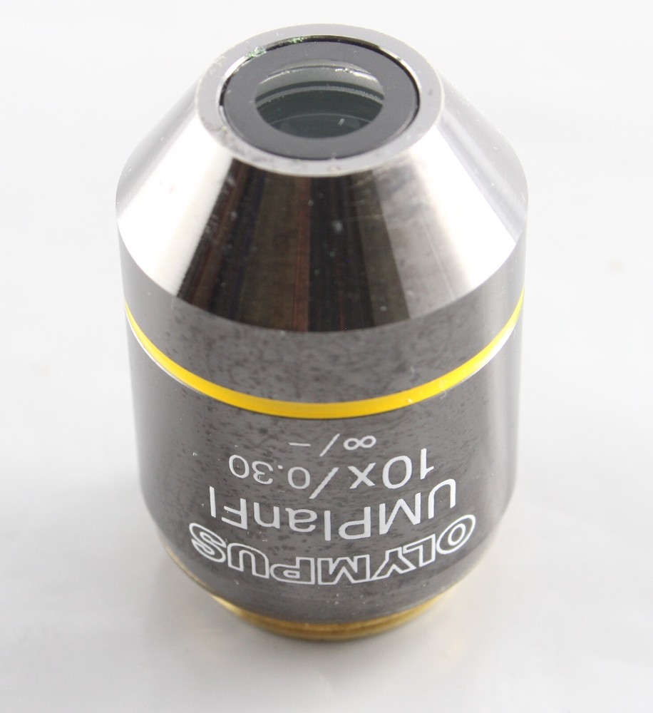 OLYMPUS UMPLANFL 10x 0.30 NA MICROSCOPE OBJECTIVE BX IX AX