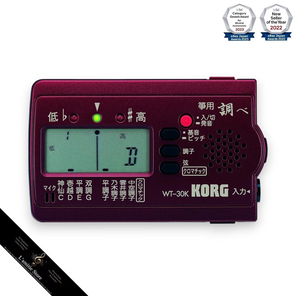 KORG WT-30K Koto dedicated tuner Backup function Beginner Japan New