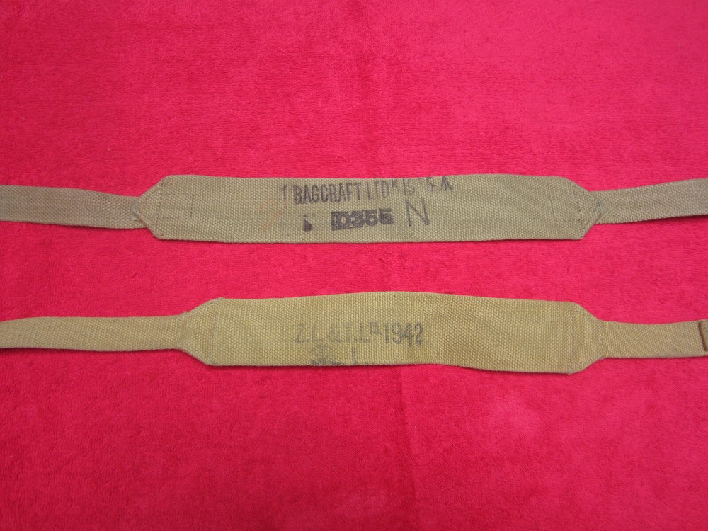 British & Canadian WWII dated 1942 & 1955 Web Pack Staps