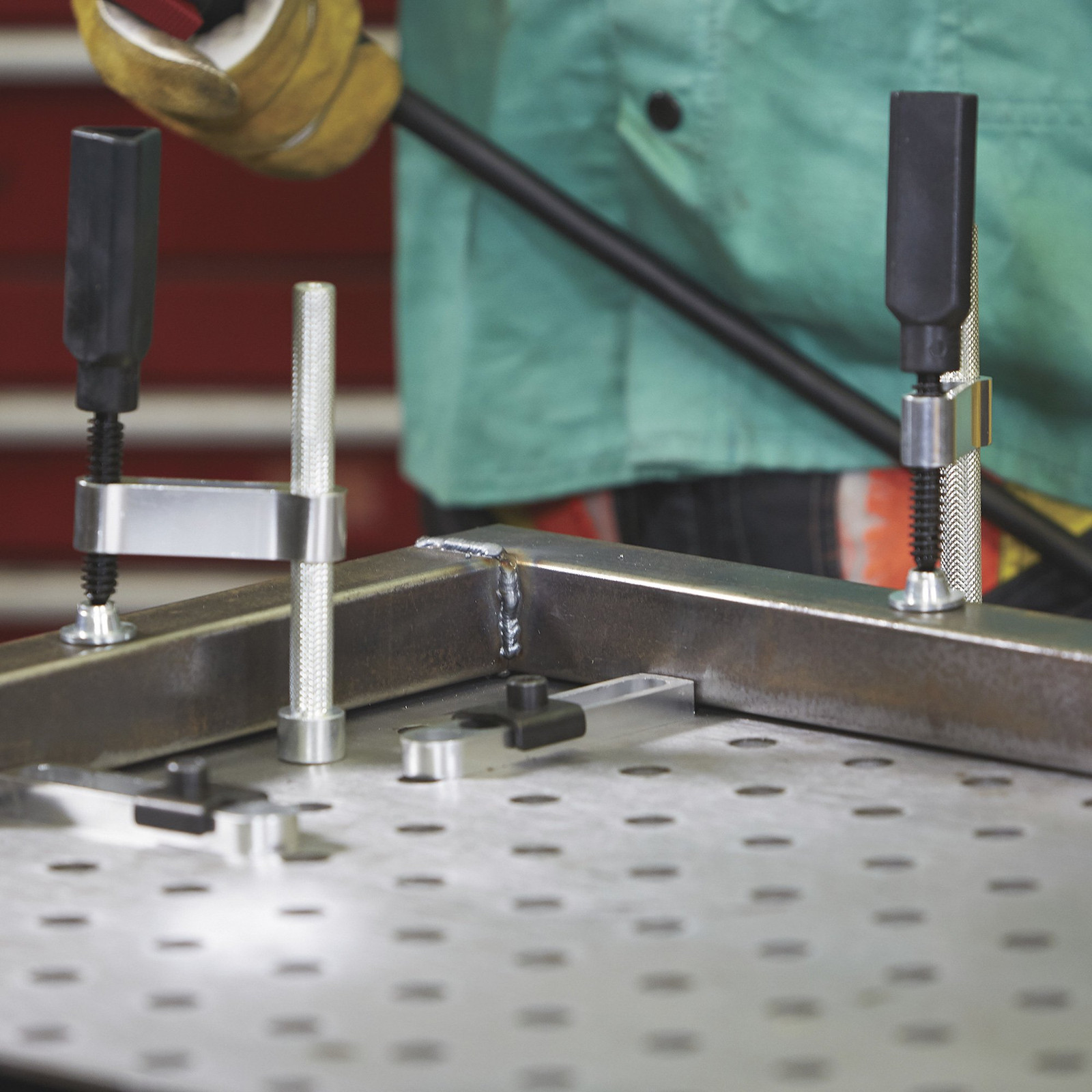 Klutch Steel Welding Table with Tool Kit, 36in.L x 24in.W x 33-1/4in.H