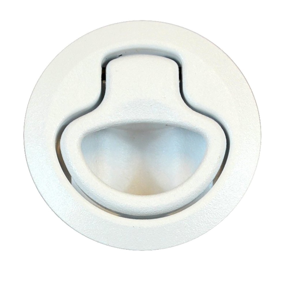 Southco Flush Pull Latch - Pull To Open - Non-Locking White Plastic SOUTHCO M1-6