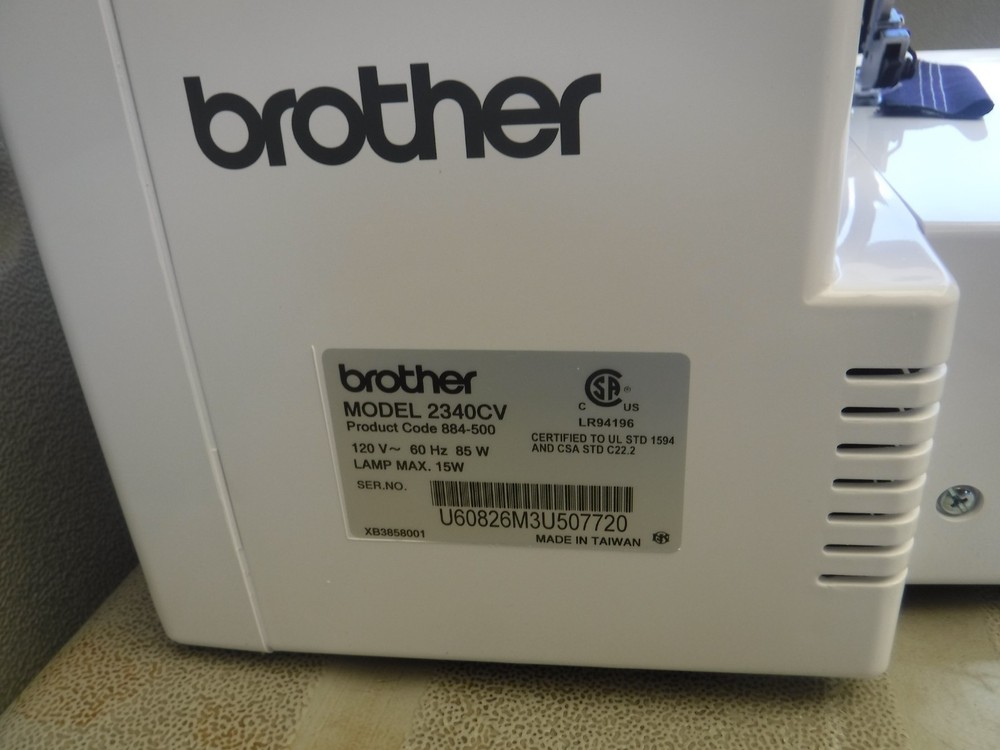 Brother 2340CV Cover Stitch Electronic Serger Machine