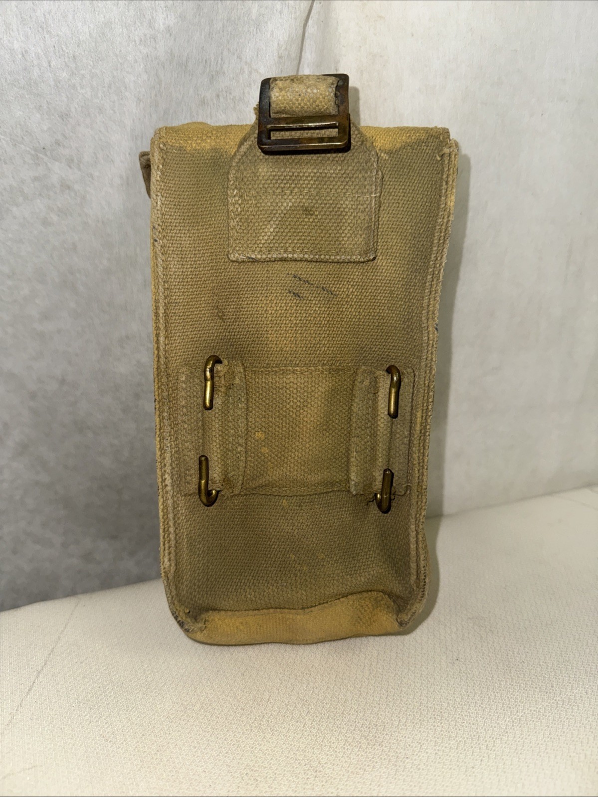 Original WW2 British Army 37 stamps Webbing MT Pouch ORIGINAL DATED 1940’s