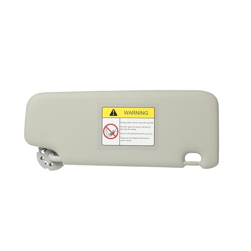 Driver Left Side Sun Visor Without Light Compatible with Chevy Cruze LEFT SIDE