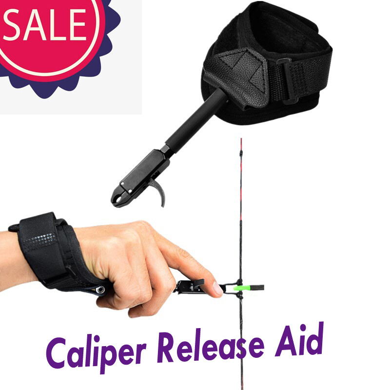 Caliper Release Aid Archery Compound Bow Hunting Adult Tool Trigger Wrist Strap