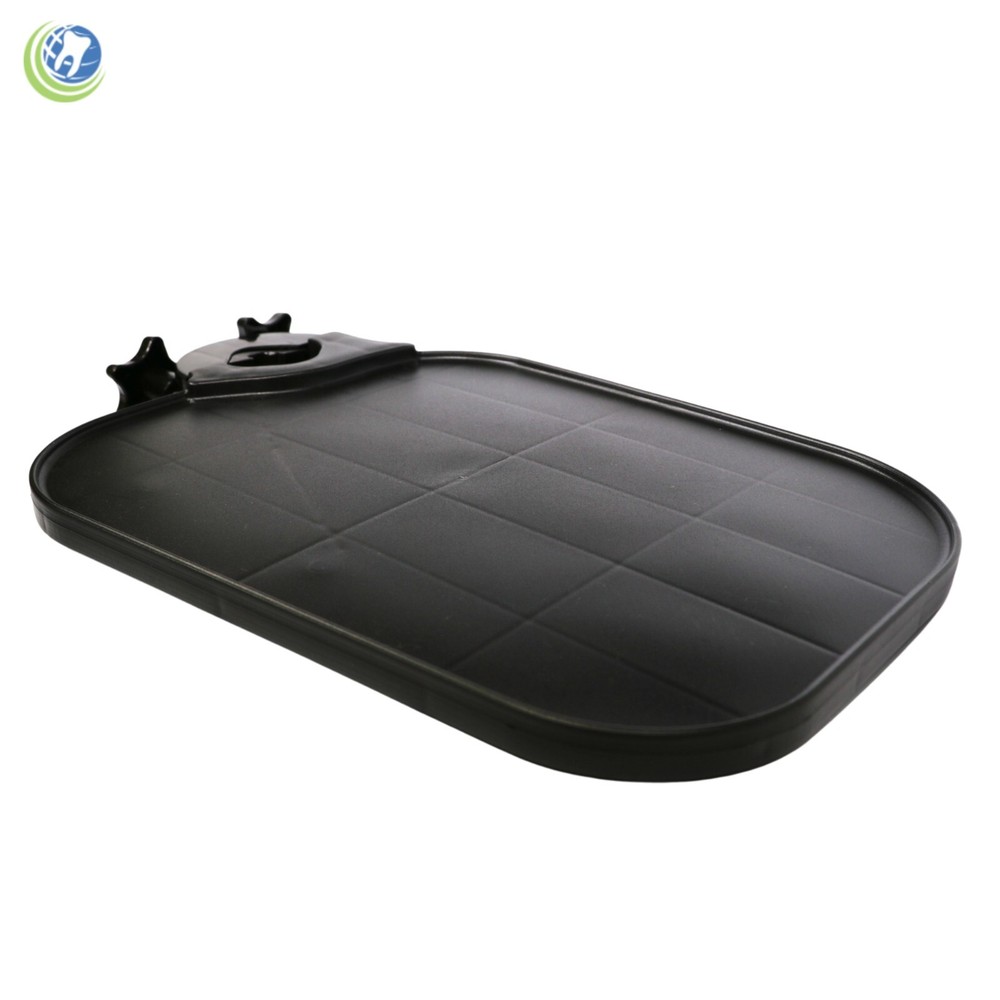 NEW TATTOO SPA POLE POST MOUNT UTILITY ACCESSORY SHELF TRAY TABLE BLACK COLOR