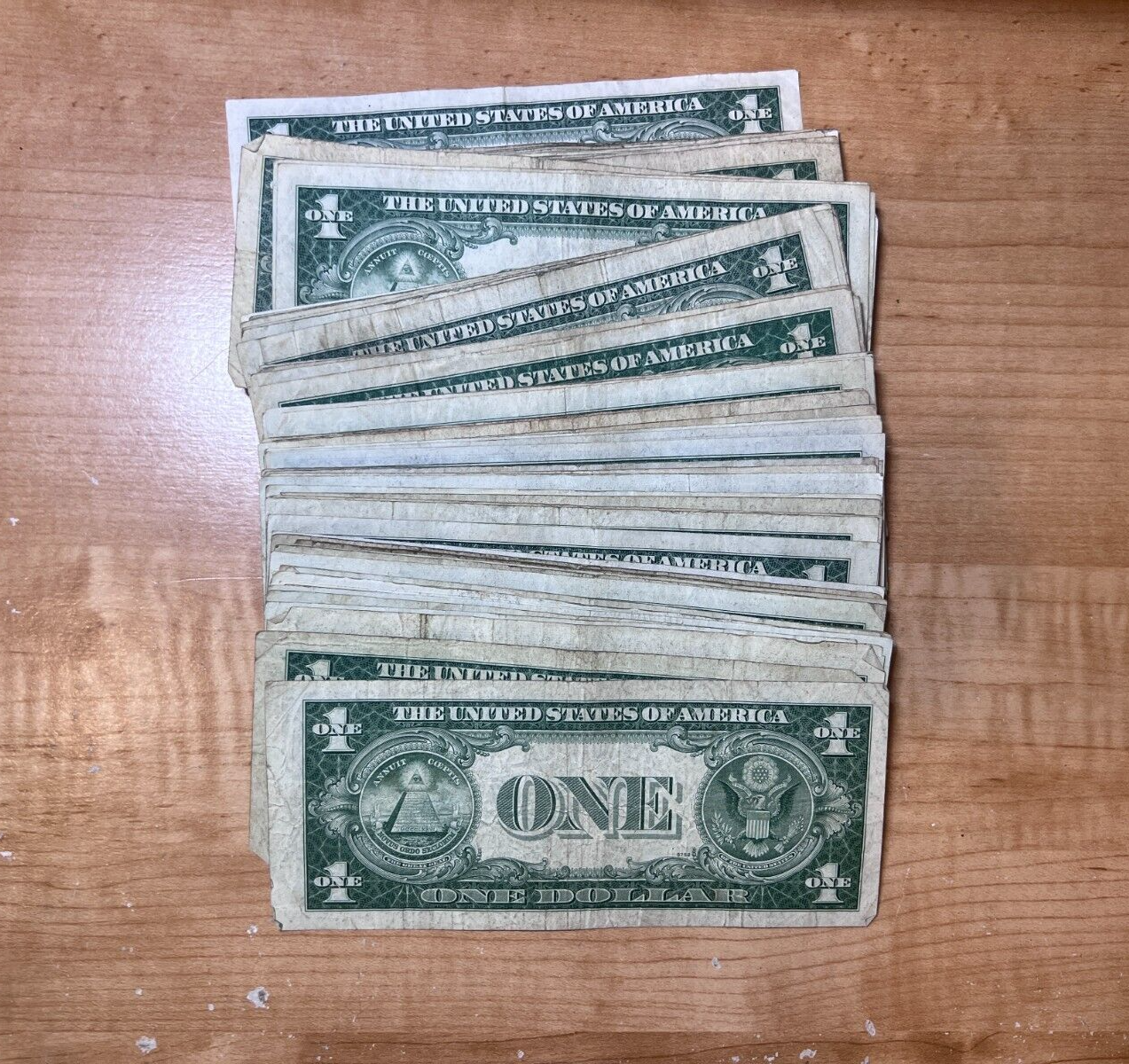 1935 One Dollar Blue Seal Note Silver Certificate Old US Bill $1 Free Shipping