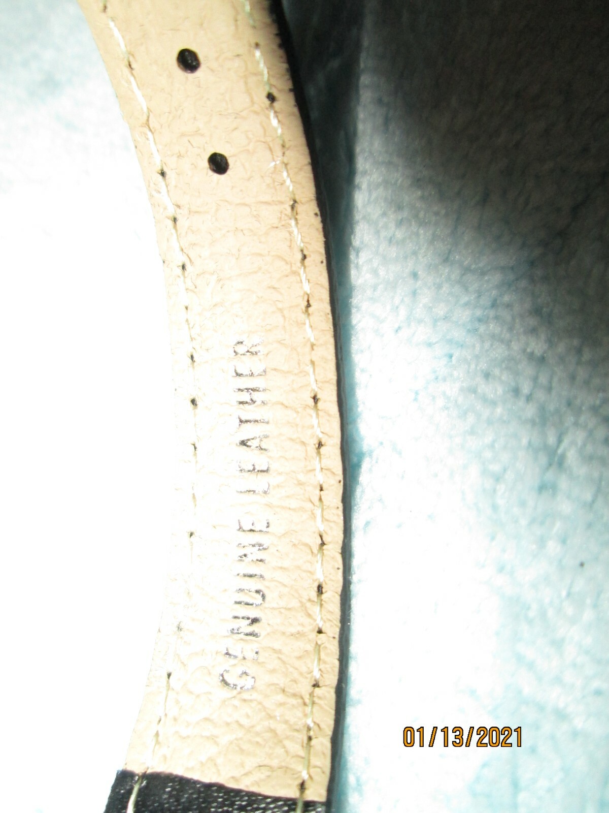 Watch Trump Marina V.I.P. Watch NIB by TFX/Bulova Genuine Black Leather Band