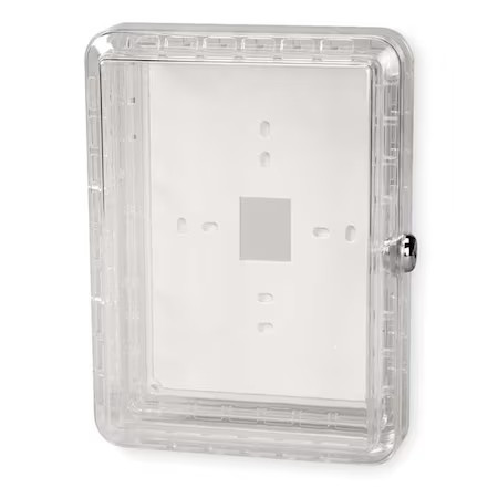 Universal Thermostat Guard, Off-White, Plastic, 4E649