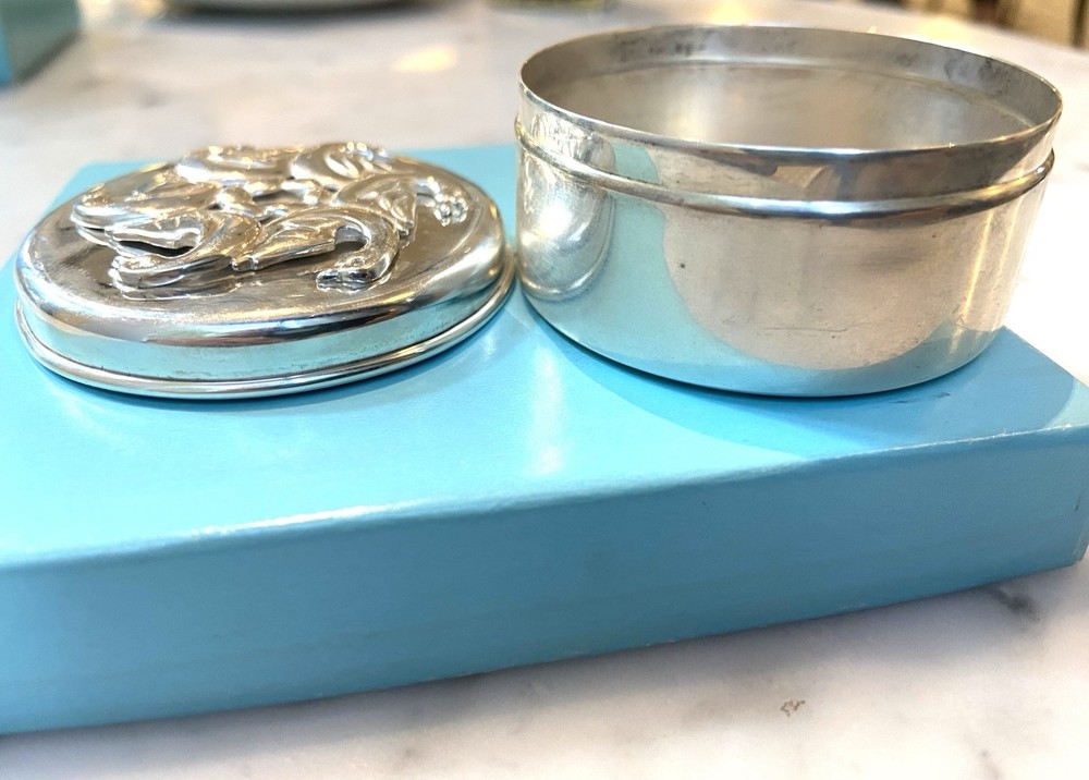 Tiffany&co Sterling Silver Box Pillbox