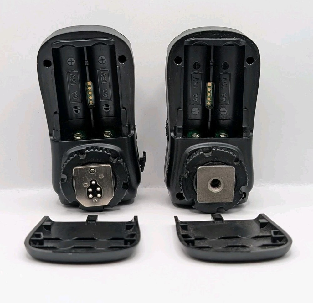 Phottix Strato TTL Flash Trigger Transmitter/Receiver Combo Nikon Used Powers On