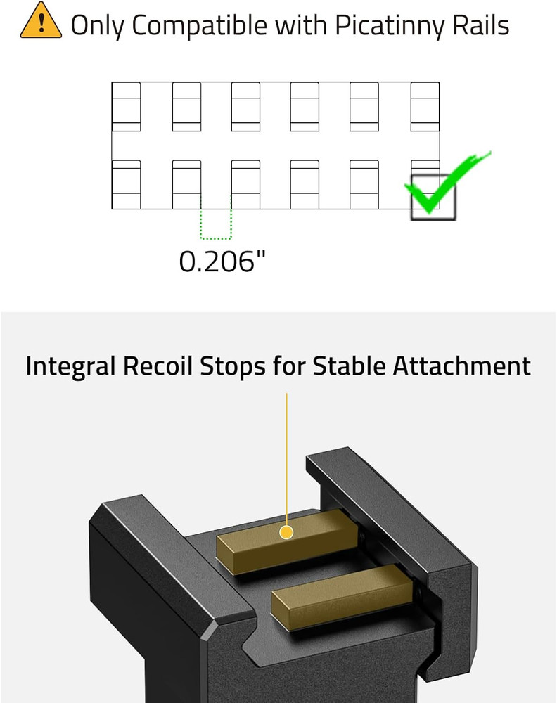 Precision 1 Inch Scope Rings Scope Mount - 2 Pieces