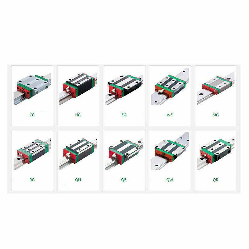 HIWIN Linear Guideway Blocks Slide EGH15CA EGW15CA EGH20CA EGW20CA HGH15CA MGN9C