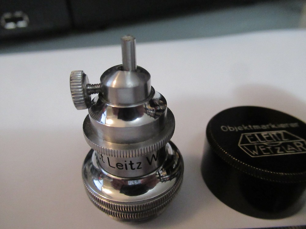 OBJECTIVE MARKER LEITZ GERMANY VERY RARE MICROSCOPE PART AS PICTURED #F5-A-72