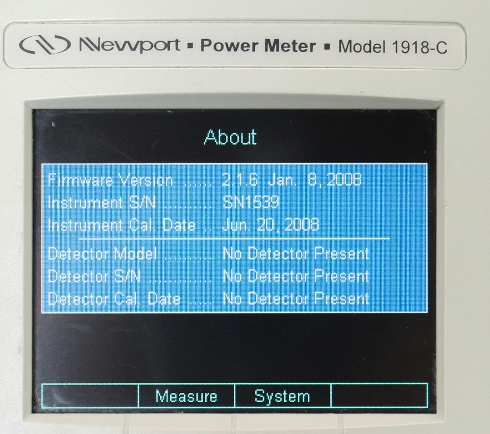 Newport 1918-C Handheld Optical Power Meter