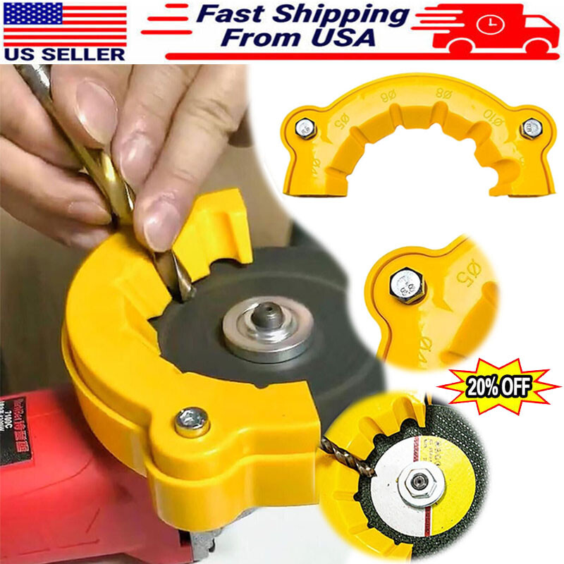 Drill Bit Sharpener For All Bits For Angle Grinder Attachment Drill Sharpener