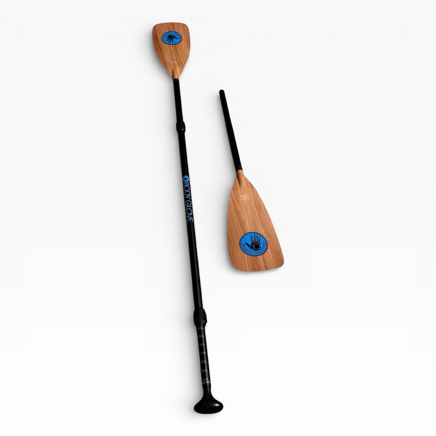 Kayak SUP Paddle - Adjustable 4-Piece, Floating, Lightweight (Body Glove)