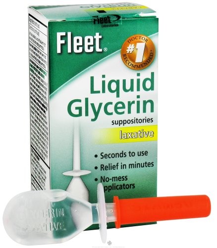 3 Pack - Fleet Liquid Glycerin Suppositories 4 Each