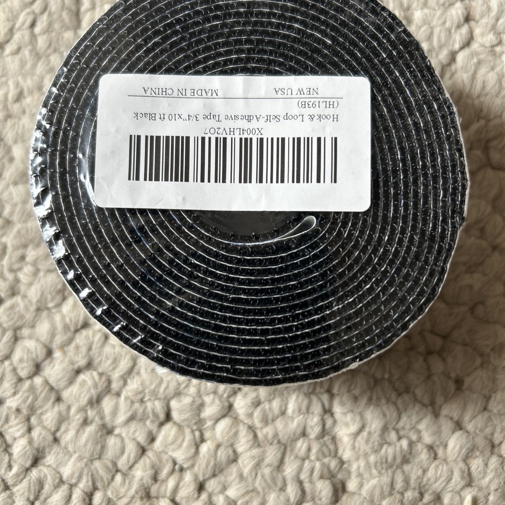 3M Hook & Loop Self Adhesive Tape 3/4 x 20Ft 9448A Sticky Back Interlocking 2x10