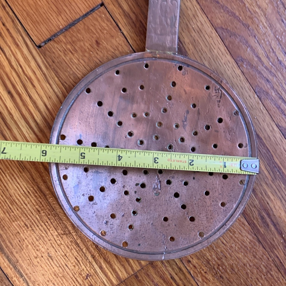 Antique large copper Ladle