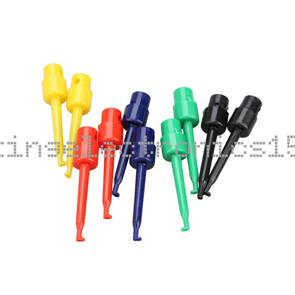 20pcs Large Size Round Single Hook Clip Test Probe for Electronic Testing