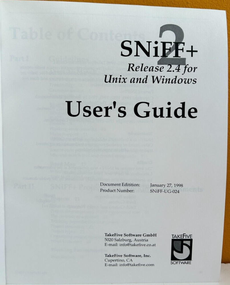 Integrated Systems SNiFF-UG-024 1998 pRISM+ 2.4 Windows User's Guide Manual.